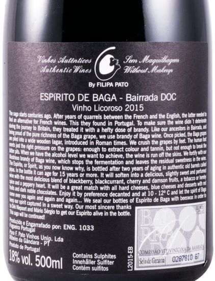 2015 Licoroso Filipa Pato Espírito de Baga Uma Saga 50cl