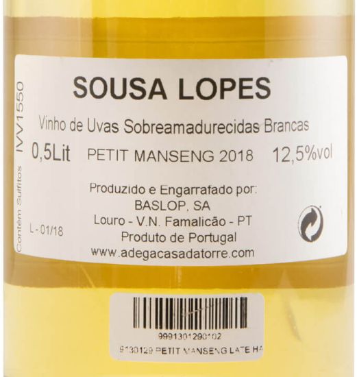 2018 Secret Spot Petit Manseng Colheita Tardia branco 50cl