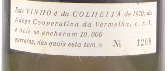 1970 Licoroso Adega Cooperativa da Vermelha