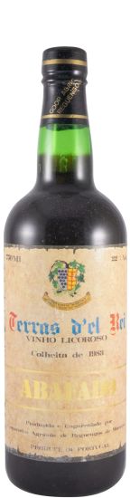 1983 Liqueur Wine Terras d'el Rei Abafado
