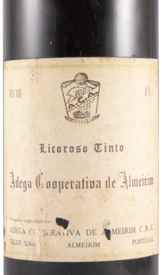 1974 Licoroso Adega Cooperativa de Almeirim tinto (rótulo branco)