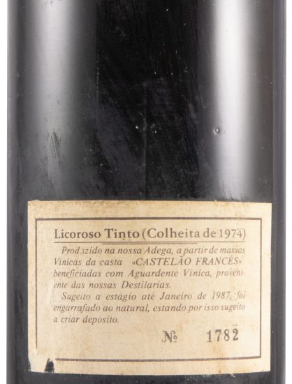 1974 Licoroso Adega Cooperativa de Almeirim tinto (rótulo branco)