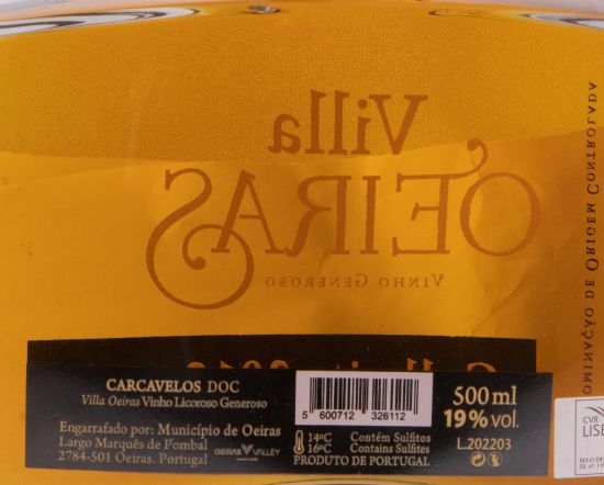 2012 Carcavelos Villa Oeiras Colheita 50cl
