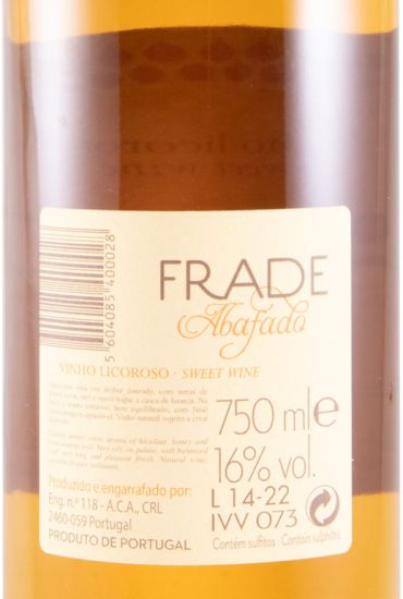 Liqueur Wine Frade Abafado