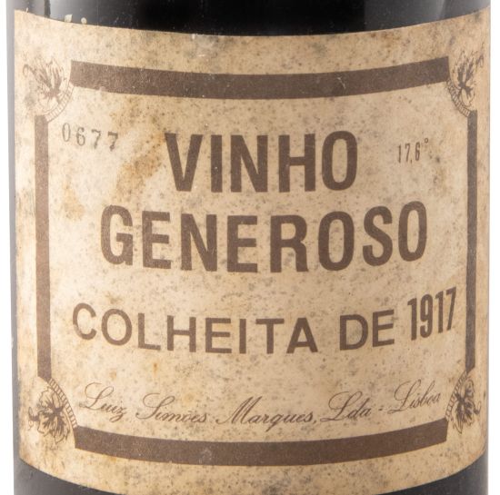 1917 Vinho Generoso Luiz Simões Marques
