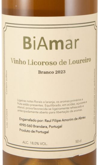 2023 Licoroso BiAmar Loureiro branco 50cl