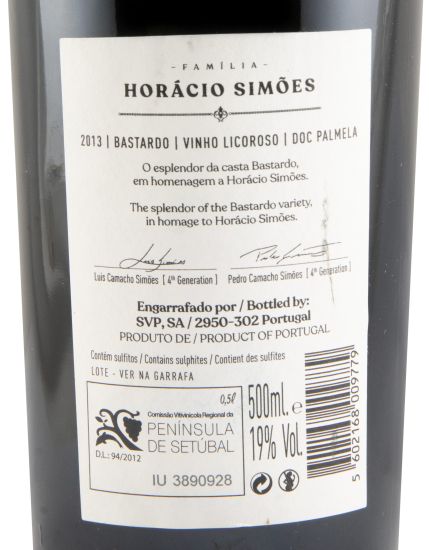 2013 Licoroso Horácio Simões Heritage Bastardo 50cl