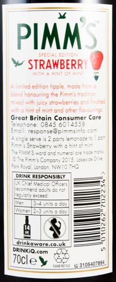 Pimm's Strawberry with a Hint of Mint