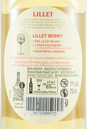 Lillet L'Apéritif Blanc