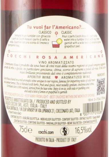 Aperitivo Cocchi Americano Rosa 75cl