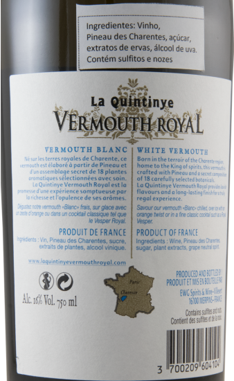 La Quintinye Vermouth Royal Blanc