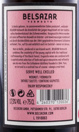 Vermouth Belsazar Rosé