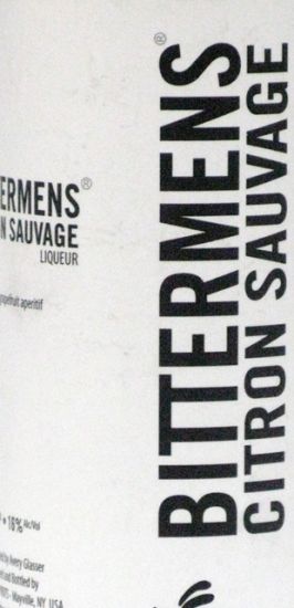Bittermens Citron Sauvage 37,5cl