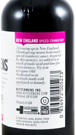 Bittermens Spiced Cranberry 14,6cl