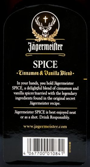 Jägermeister Spice Cinnamon & Vanilla