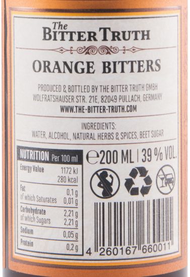 Bitter Truth Orange 20cl