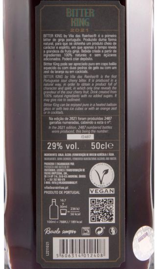 2021 Bitter de Ginja King by Vila das Rainhas 50cl