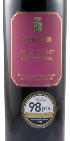 1927 Alvear Pedro Ximenez Solera 37,5cl