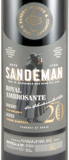 Jerez Sandeman Royal Ambrosante Pedro Ximénez 20 years 50cl