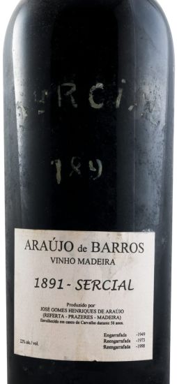 1891 Madeira Araújo de Barros Sercial
