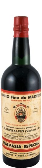 1923 Madeira C.R. Gonsalves Malvasia Especial