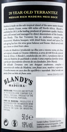 Madeira Blandy's Terrantez 20 anos 50cl