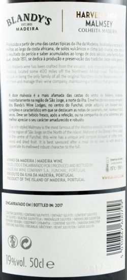 2010 Madeira Blandy's Malmsey Colheita 50cl