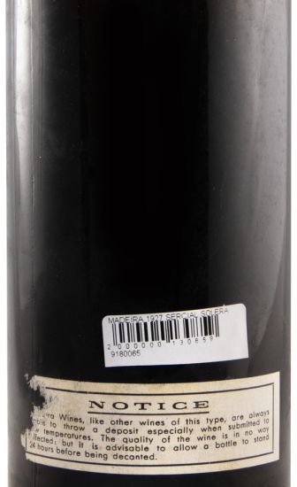 1927 Madeira Veiga França Sercial Solera Reserva
