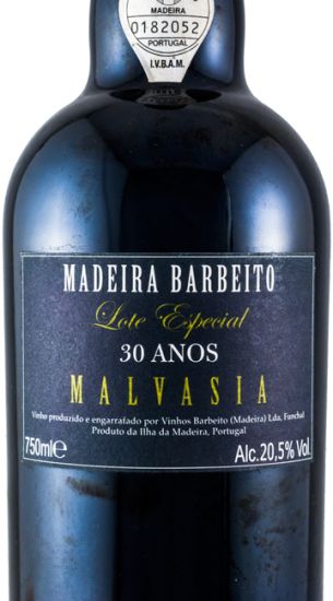 Madeira Barbeito Lote Especial Malvasia 30 years