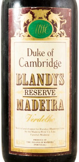 Madeira Blandy's Duke of Cambridge Verdelho