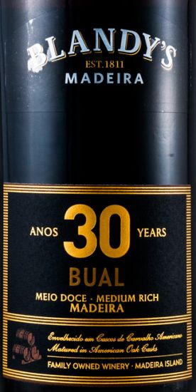 Madeira Blandy's Bual 30 years 50cl