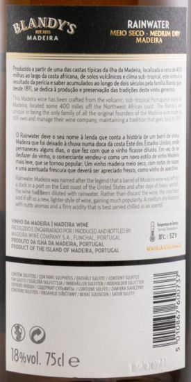 Madeira Blandy's Rainwater Meio Seco
