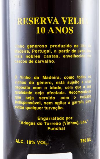 Madeira Adegas do Torreão Old Reserva 10 years