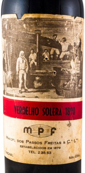 1890 Madeira Manoel dos Passos Freitas Verdelho Solera