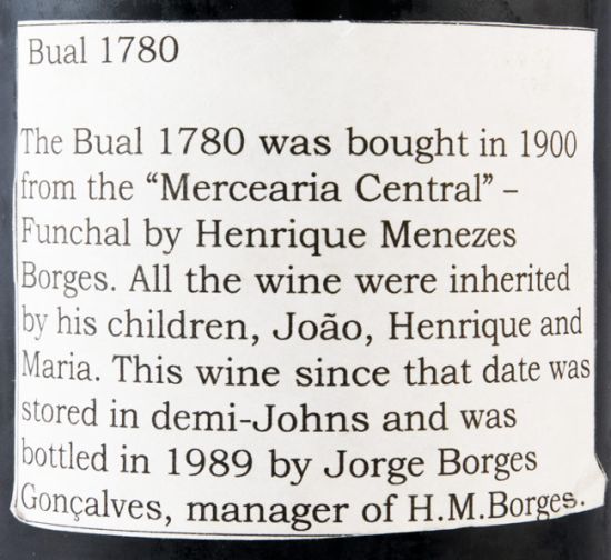 1780 Madeira H. M. Borges Boal