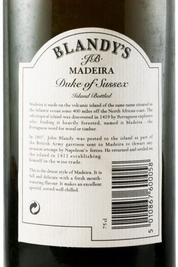 Madeira Blandy's Duke of Sussex Dry