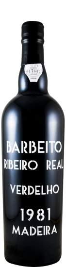 1981 Madeira Barbeito Ribeiro Real Verdelho Frasqueira