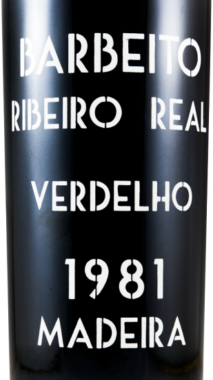 1981 Madeira Barbeito Ribeiro Real Verdelho Frasqueira