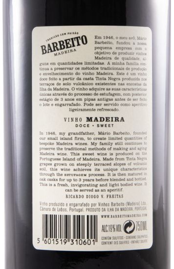 Madeira Barbeito Doce 3 anos