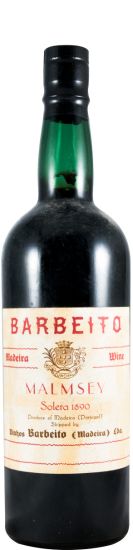 1890 Madeira Barbeito Malmsey Solera