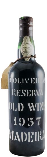 1957 Madeira D'Oliveiras Reserva Old Wine