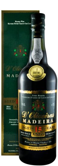 Madeira D'Oliveiras Medium Rich 15 years