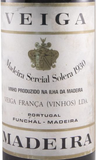 1930 Madeira Veiga França Sercial Solera