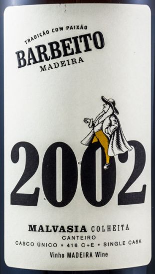 2002 Madeira Barbeito Malvasia 50cl