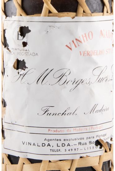 Madeira H. M. Borges Verdelho (wicker bottle)
