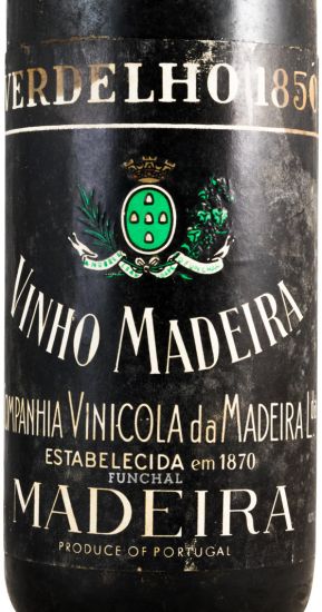 1850 Madeira Companhia Vinícola da Madeira Verdelho