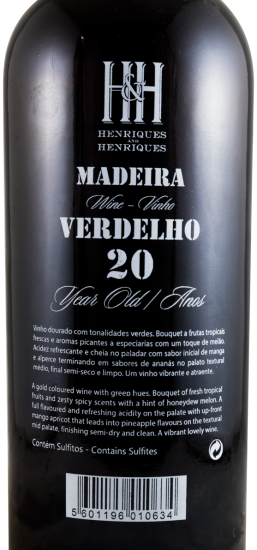 Madeira Henriques & Henriques Verdelho 20 years