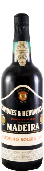 1898 Madeira Henriques & Henriques Verdelho Solera