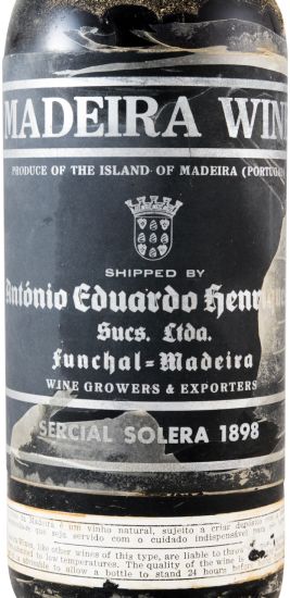 1898 Madeira António Eduardo Henriques Sercial Solera