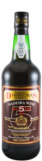 Madeira D'Oliveiras Meio Seco 5 years